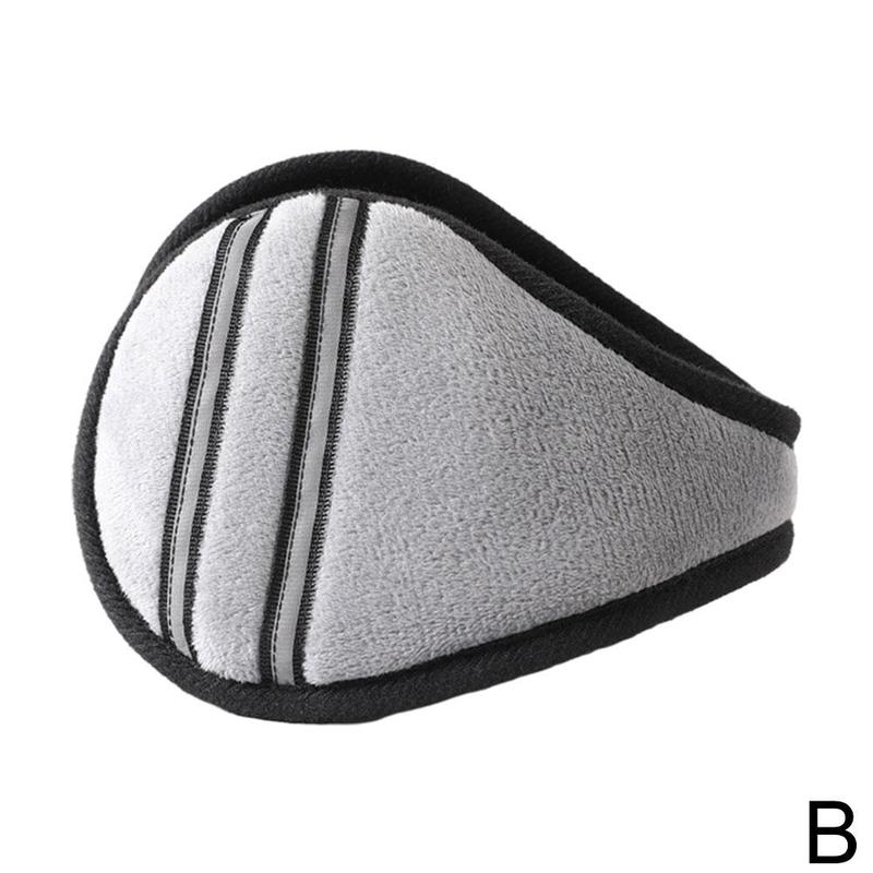 1PCS Black/Coffee/Gray/Navy Blue Earmuff Unisex Earmuff Muff Ear Wrap Band Accessories Ear Earlap Warmer Apparel Winter Gif I4R7: gray