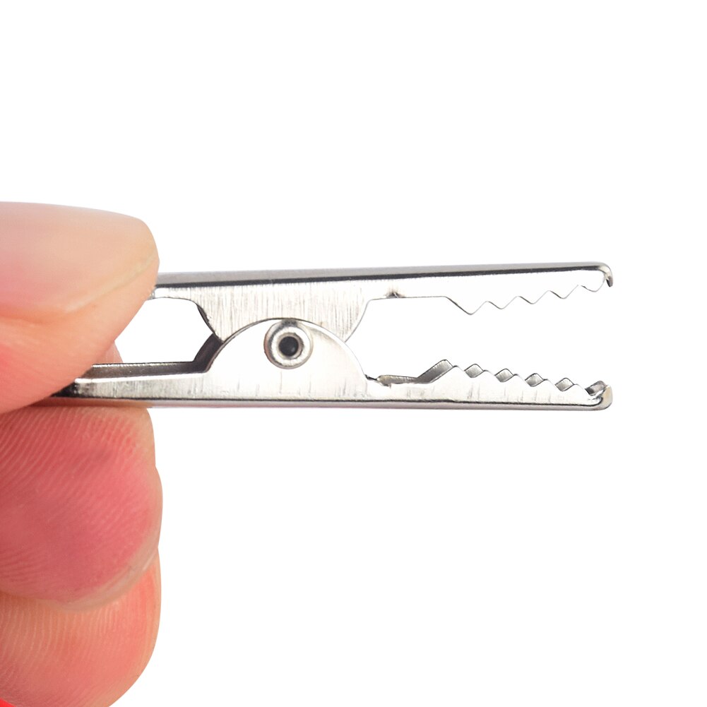 10pcs Wire Test Leads Crocodile Cable Double-ended Alligator Clips Electrical DIY Jumper Jumper Crocodile Roach Alligator Clips