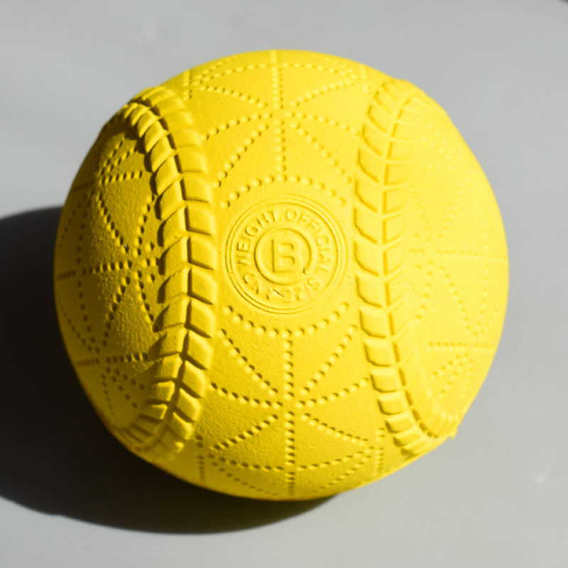 Balle de Baseball en caoutchouc souple pour débutant, 1 pièce, sécurité pour enfants, jeunes hommes et femmes, entraînement sûr, 3 tailles au choix: Clair