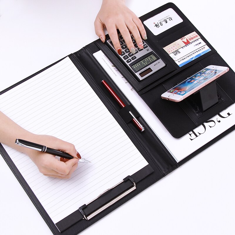 Multifunctional A4 file folder Opening Sheet Writing Splint Stationery Cortex Sales Manager folder Business Folder
