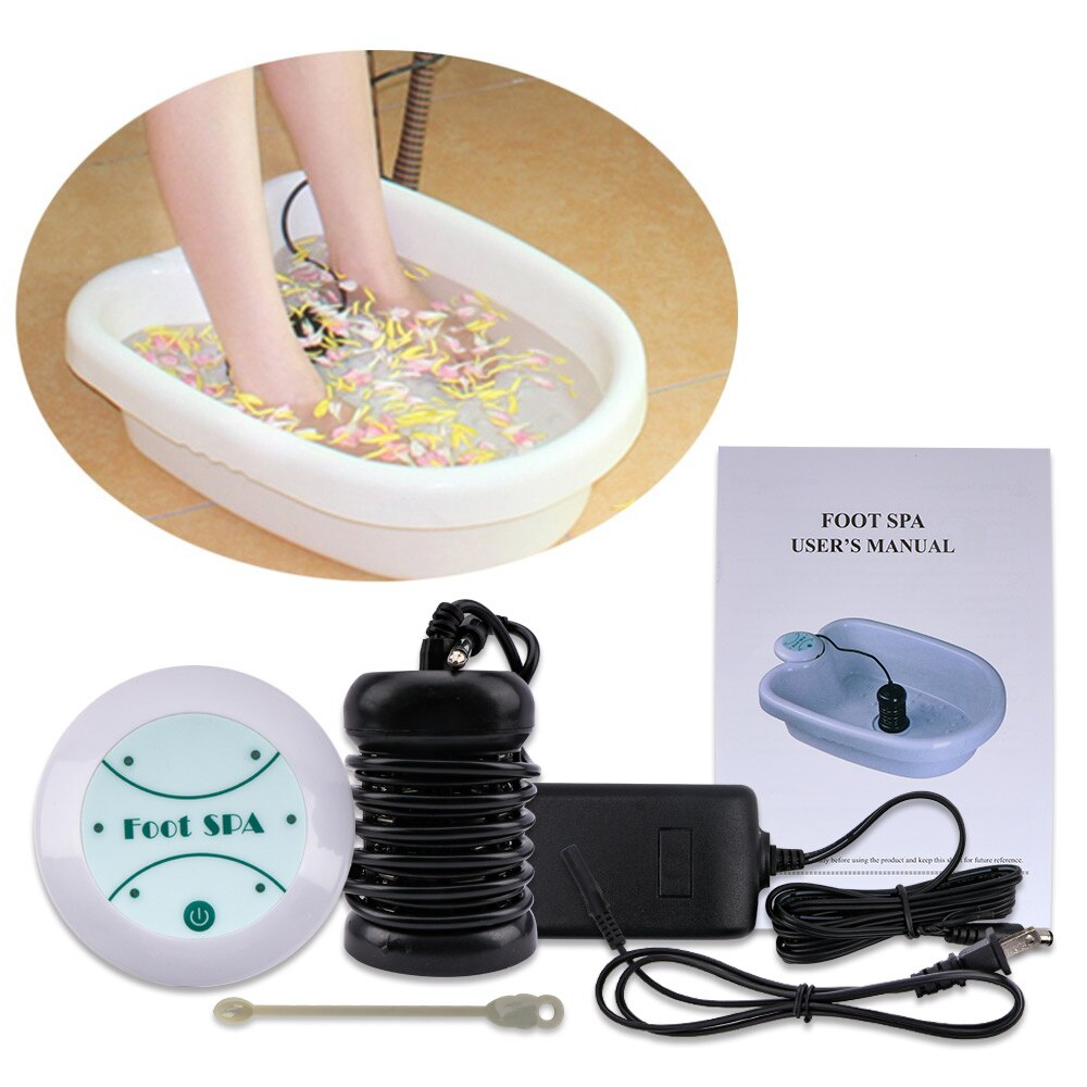 Mini detox maskine ion cleanse ionisk fodbad aqua cell spa maskine detox fodbad til fodmassage fod spabad
