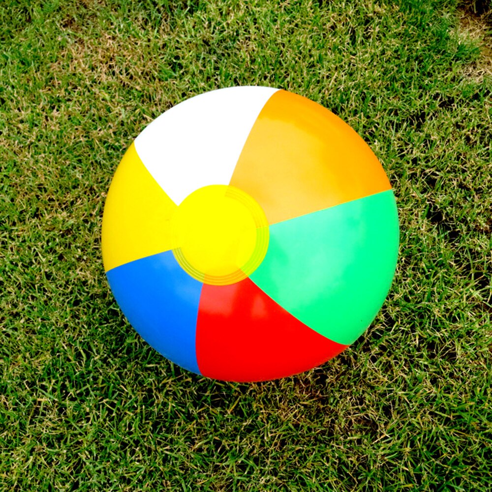 Opblaasbare Strandbal Pvc Water Ballonnen Regenboog-Kleur Ballen Zomer Outdoor Strand Zwemmen Speelgoed Aankomst