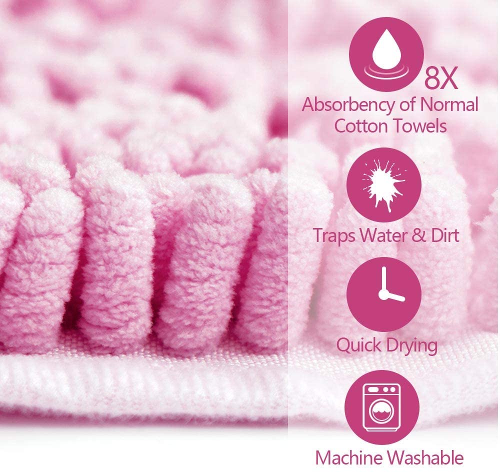 Kjæledyr hund håndkle mikrofiber sterkt absorberende vann chenille håndkle hunder tørke håndkle teppe kjæledyr rekvisita hund badekåpe for hundevalp