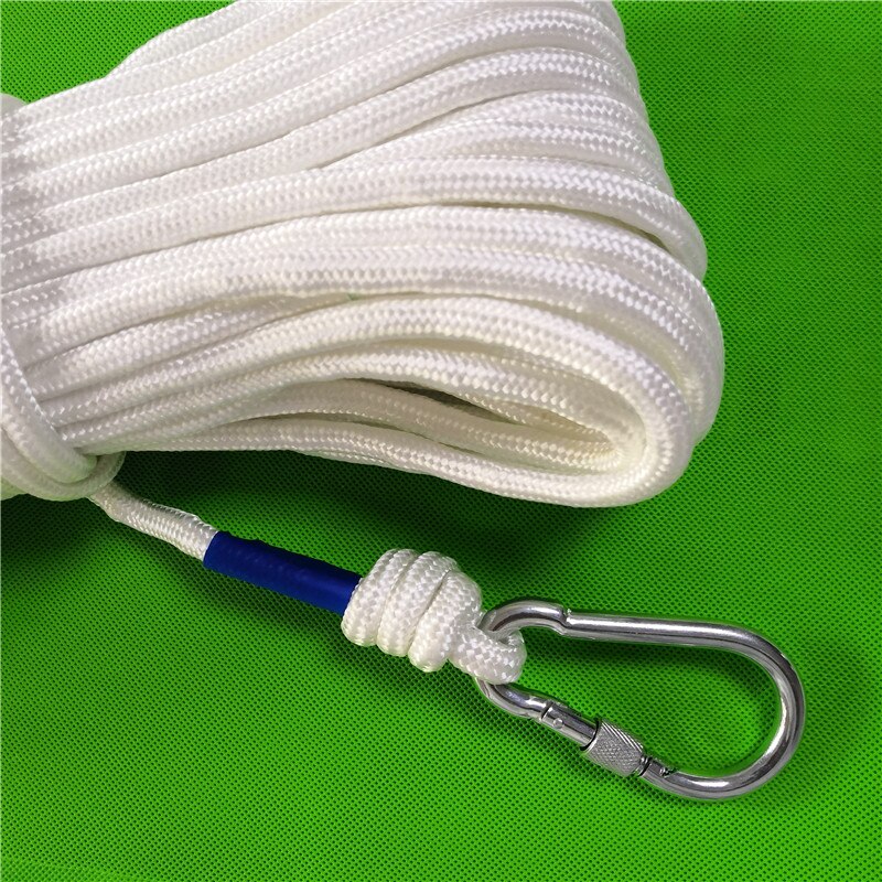 Spare safety rope for fire Built-in steel wire Fire-fighting e escape Climbing cable Paracord Diameter 8mm with 2pcs buckle