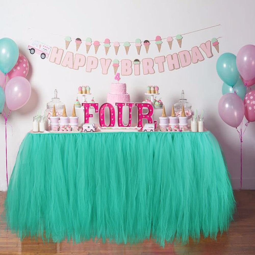 Hochzeit Party Tüll Ballettröckchen Tisch Felsen Geburtstag Baby Dusche Hochzeit Tisch Dekorationen Diy Handwerk Liefert