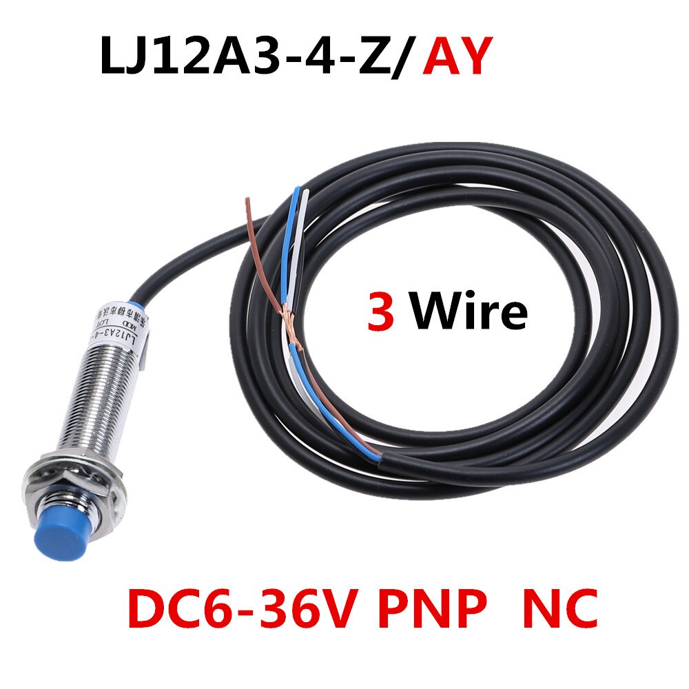 LJ12A3-4-Z/Bx/Ax/Cx/Door/Ay/Cy/Ex/Dx/Ez/dz Inductieve Proximity Sensor Switch Pnp Npn Dc 6V-36V M12: LJ12A3-4-ZAY