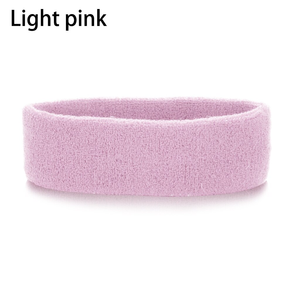 1PC Multicolor Cotton Unisex Sweatband Elastic Athletic Hair Bands Terry Cloth Moisture Wicking Working Outside Sports Accessory