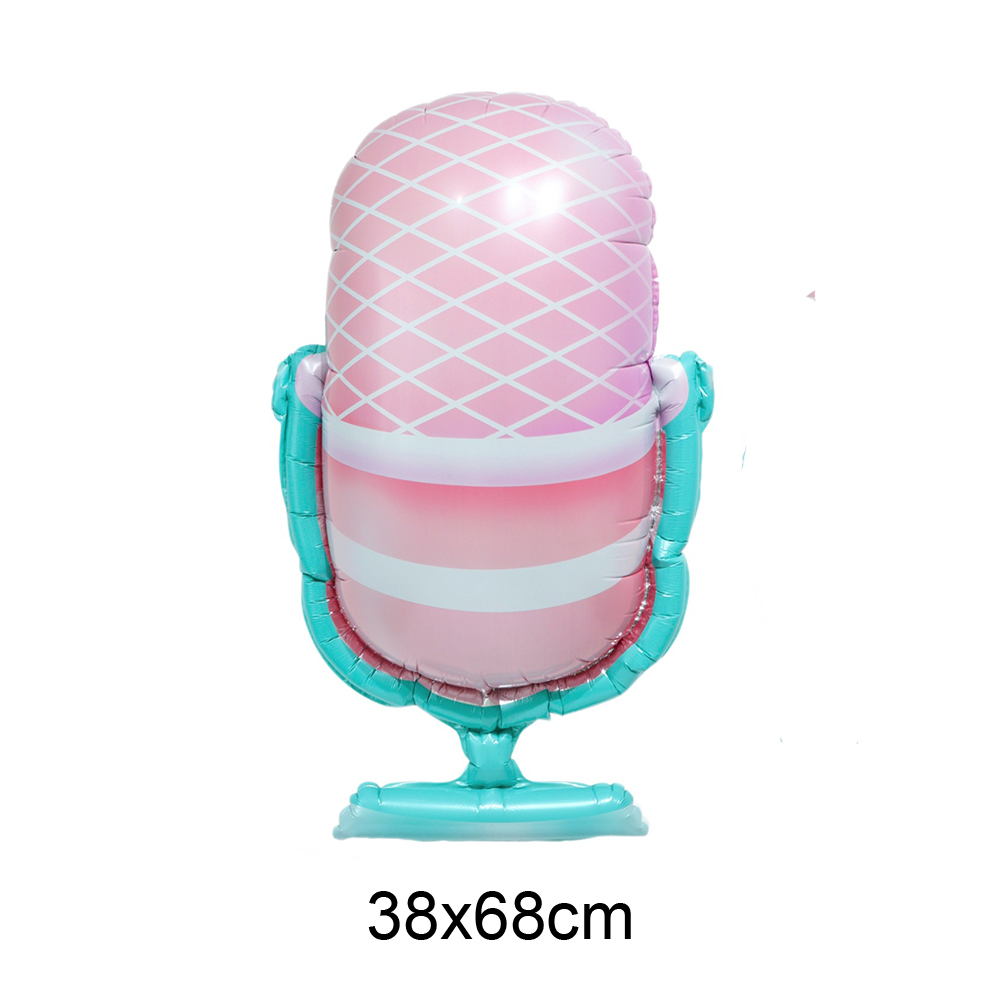 Musikaali juhlailmapallo disko 4d pallo nuotti kitara ilmapallo musiikkiteema syntymäpäiväsuihku valmistuminen rock syntymäpäiväkoristeet 80s/90s: Ruusunpunainen