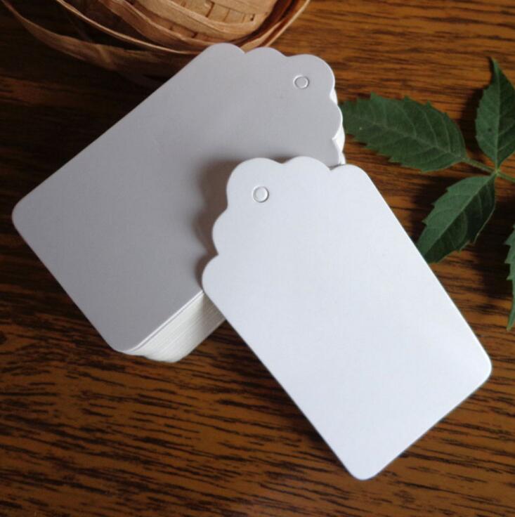 Bruin Kraftpapier Bruiloft Tags Bagage Diy Blank Prijs Hang Tag 100Pcs