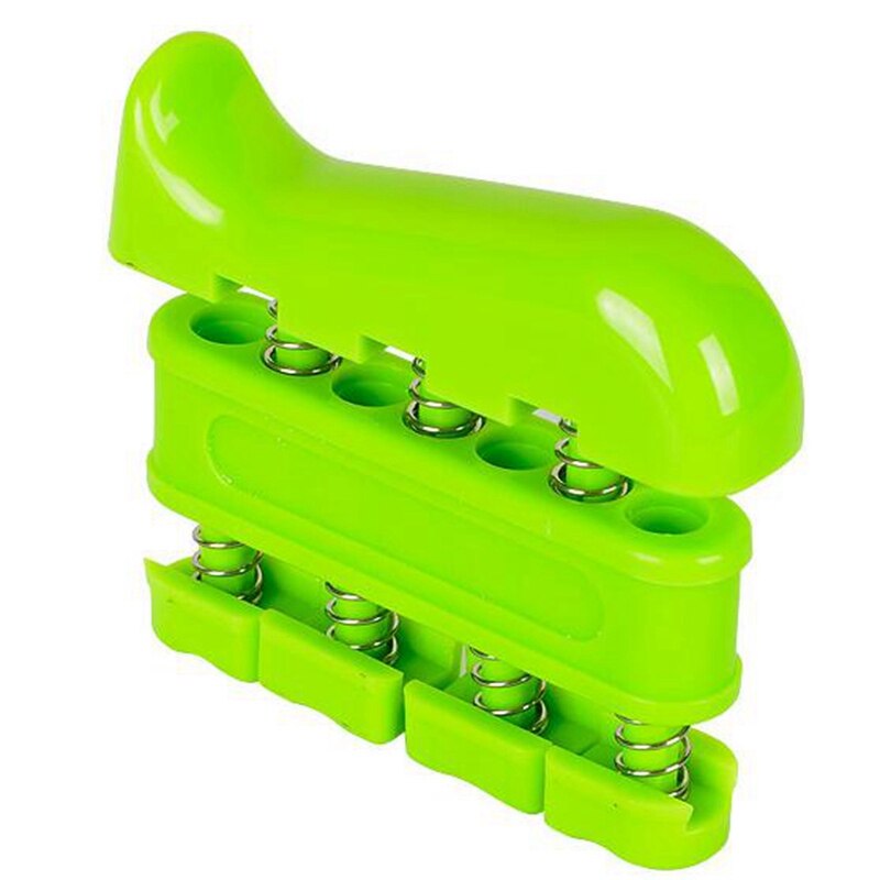 Guitar Finger Strength Exerciser Finger Rehabilitation Exercise Exerciser Piano Finger Strength Trainer Grip Strength Trainer: green