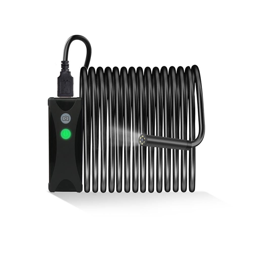 WIFI Endoscope Camera HD 1200P 5.5mm lens Soft Hard wire wireless endoscopio waterproof inspection borescope for smart phones