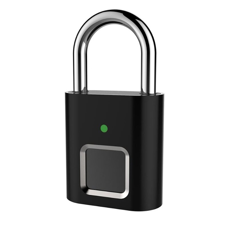 Quick Padlocks Mini Smart Biometric Thumbprint Door Padlocks Rech... – Vicedeal