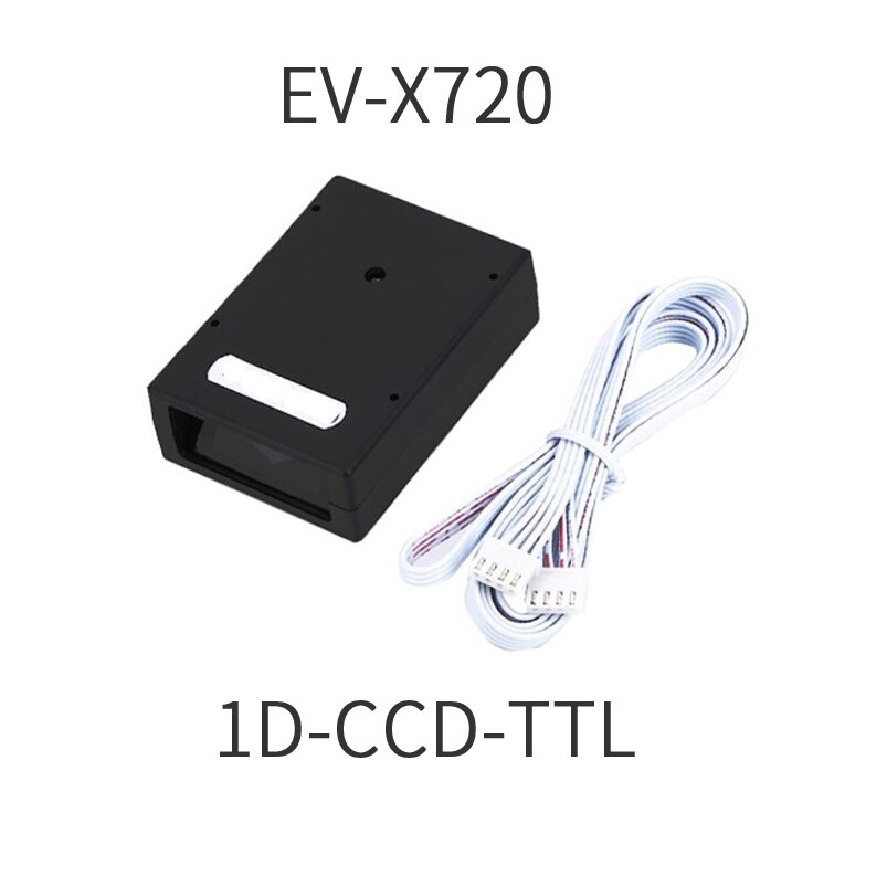 RS232 USB TTL 1D CCD Barcode Scanner Module Fixed mount Scanner Module1d barcode scanner QR Barcode EVAWGIB: TTL