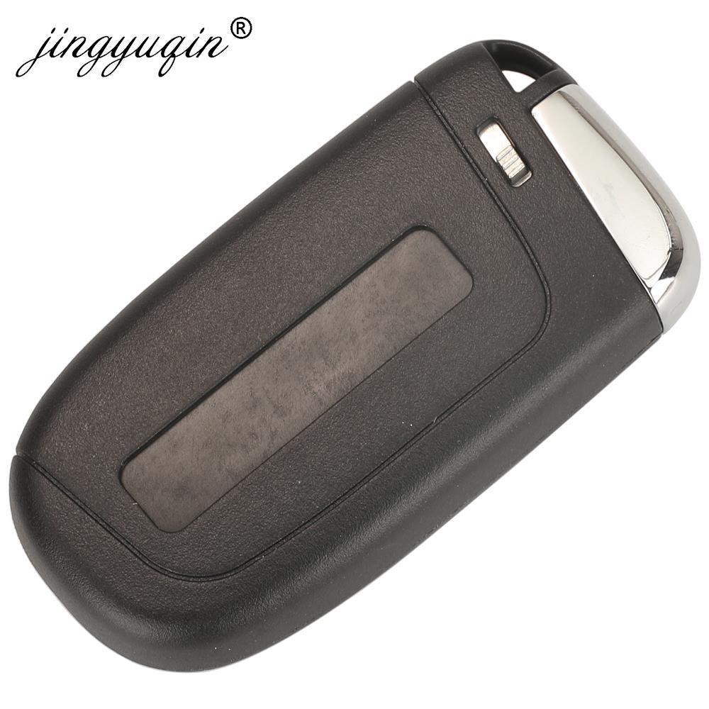 Jingyuqin 10 Uds SIP22 2/3/4/5 botones carcasa de llave a distancia de coche para Jeep Renegade Compass Auto SUV funda inteligente de entrada sin llave Fob