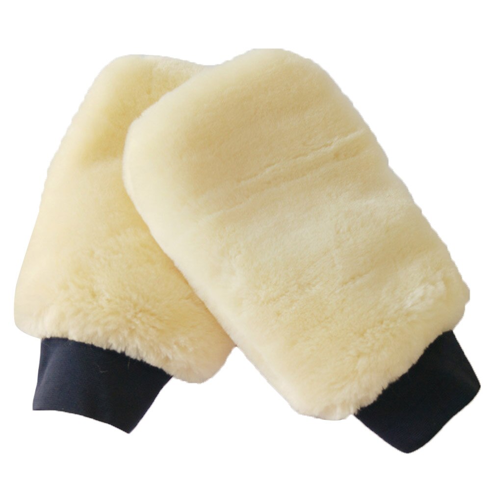 Gants De Nettoyage Voiture 2 Pièces + 2 Crochets - Gants Argile Volcanique Réutilisables Pour Détailing Auto