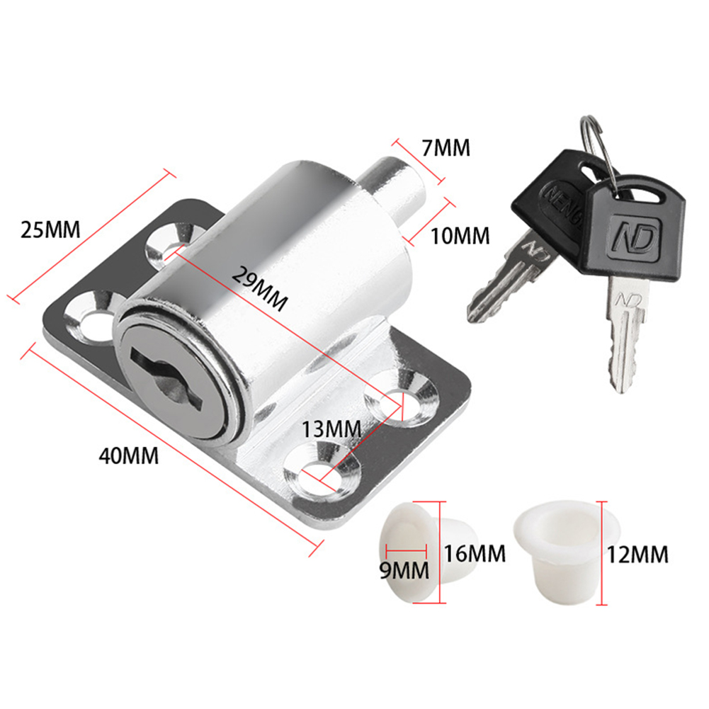 Sliding Door Window Locks With 2 Keys Baby Child Safety Protection Antitheft Door Window Security Lock Catches Set