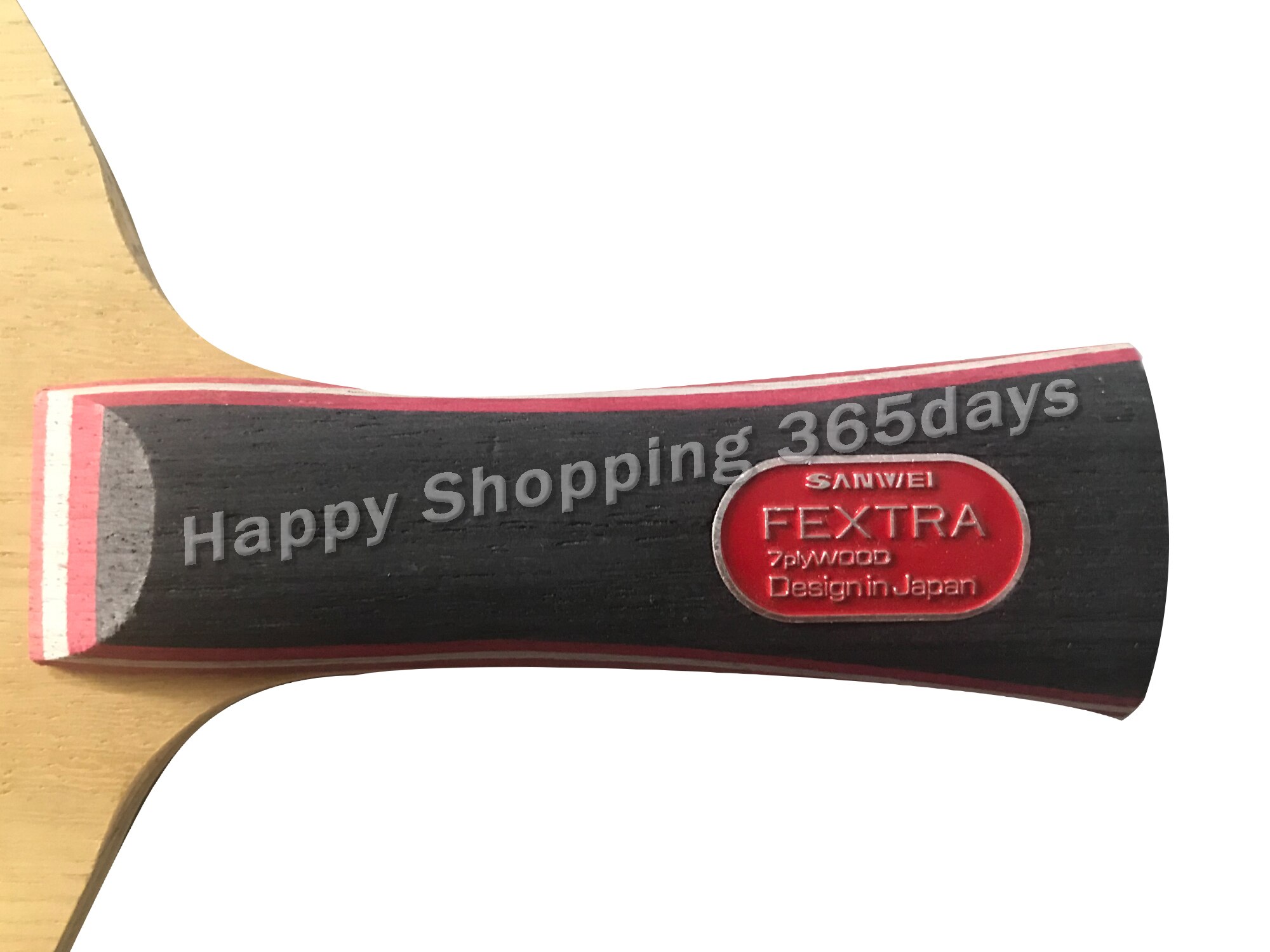 Sanwei fextra 7 ( nordic vii) bordtennisblad  (7- lags tre, japan tech, stiga clipper cl struktur) racket ping pong bat padle