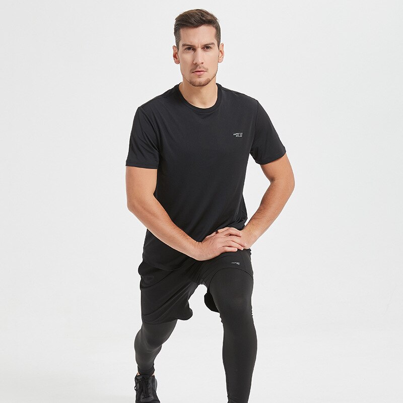 Heren atletiek sportscholen heren t-shirt zomer fitness shirts voor heren bodybuilding korte mouwen kleding