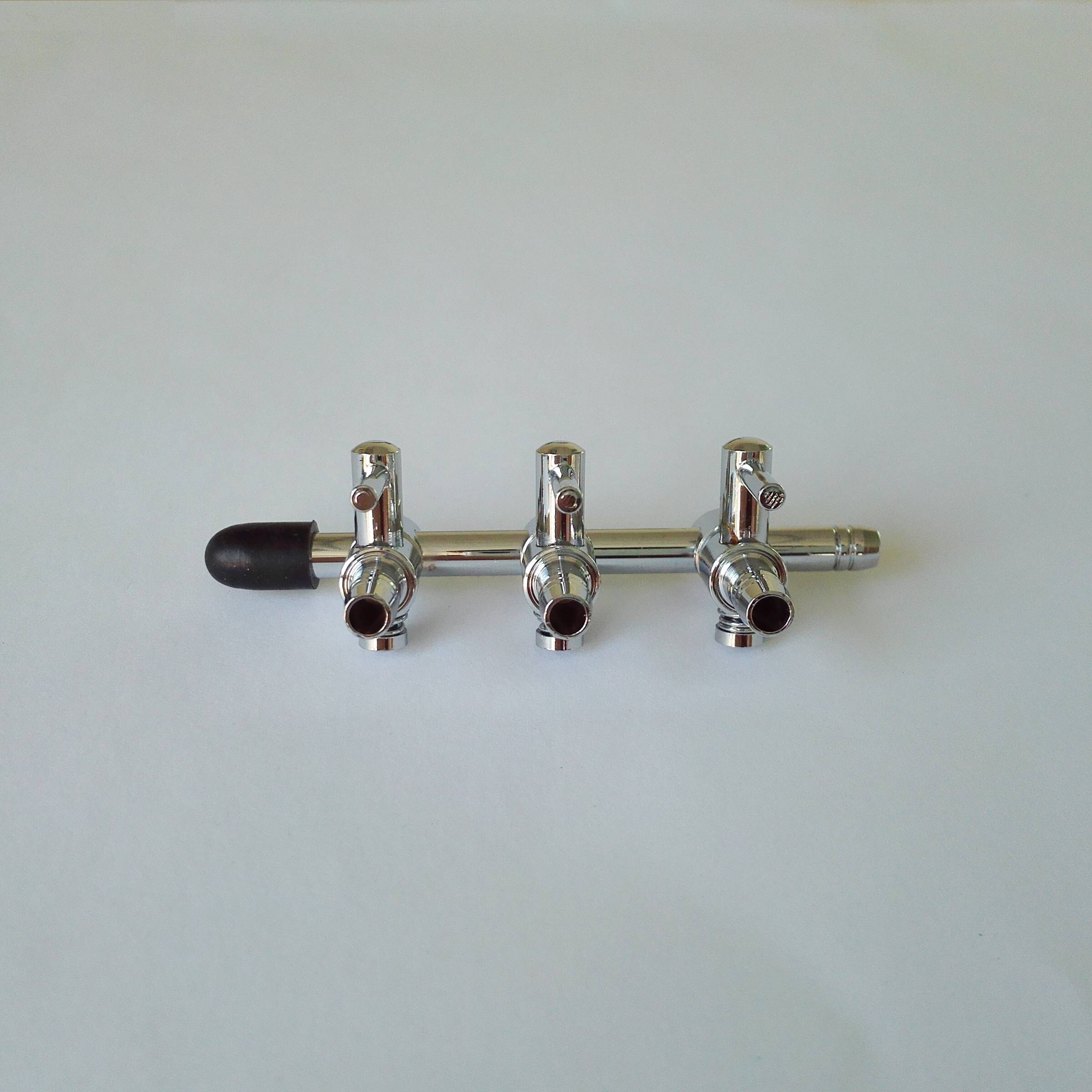 1/2/3- weg luchtverdelerklep aquarium vis tank luchtpomp stroomverdeler pompklep kraanhendel bedieningsschakelaarklep