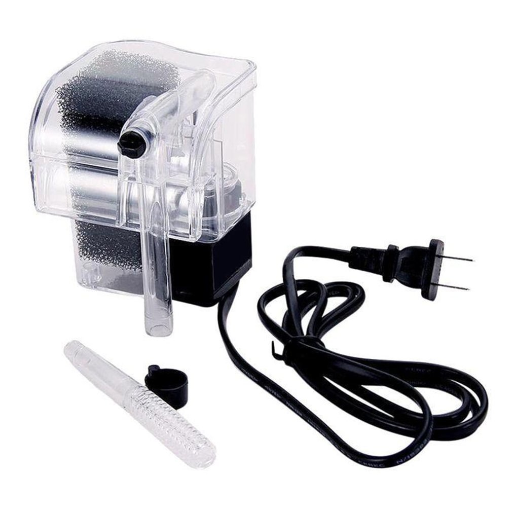 Prestaties Hang-Op De Rug Power Filter Voor Desktop En Betta Aquaria Dompelpomp Zuurstof Pomp: flat plug