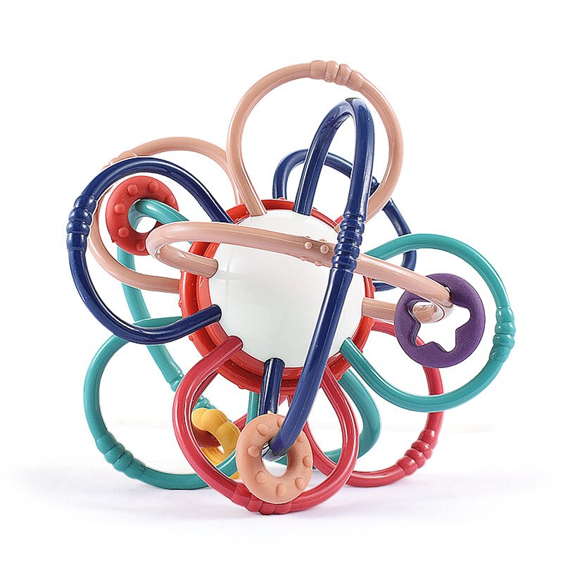 Baby Toys for Toddlers 0 12 Months Infant Bed Rattle Bell Soft Teether Plastic Ball Activity Game Juguetes Bebe Boys Girls: Default Title