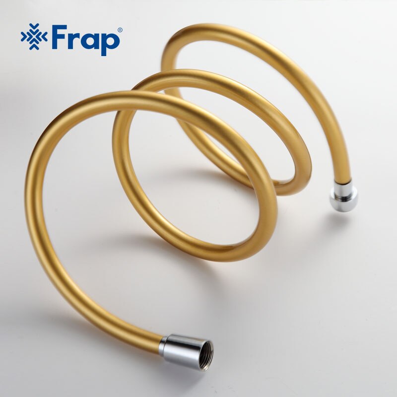 Frap Tuinslang 1.5m Goud PVC Flexibele Doucheslang Flexibele Sanitair Slang voor Handdouche Slang Pijp