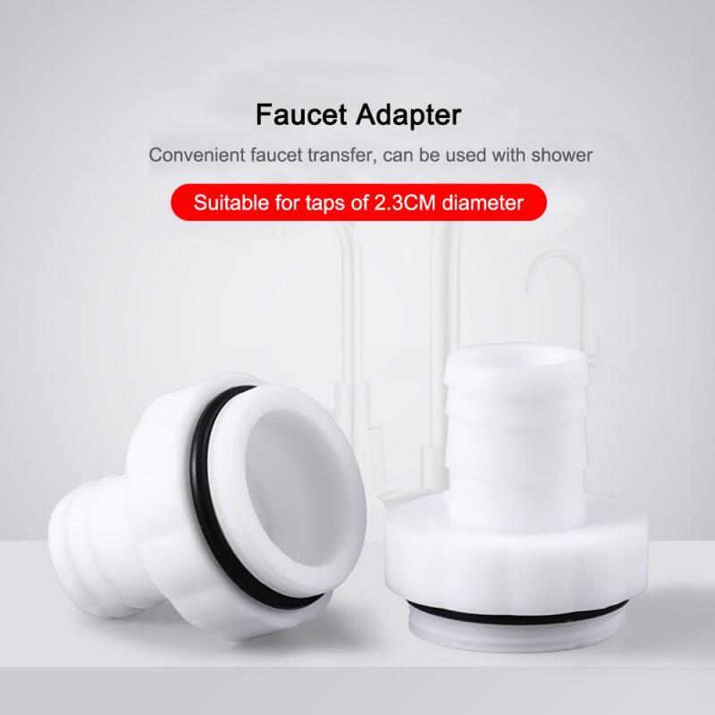 1/4pcs Kitchen Faucet Water Adapter Plastic Shower Faucet Splash Head Adapter Water Faucet Nozzle Faucet Accessories