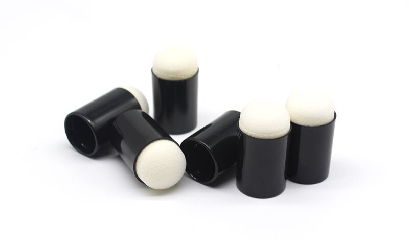 Esponjas de dedo peças, conjunto de pintura de dedos em espuma, esponja de desenho e tinta para artesanato para pintura de dedos: 30pcs