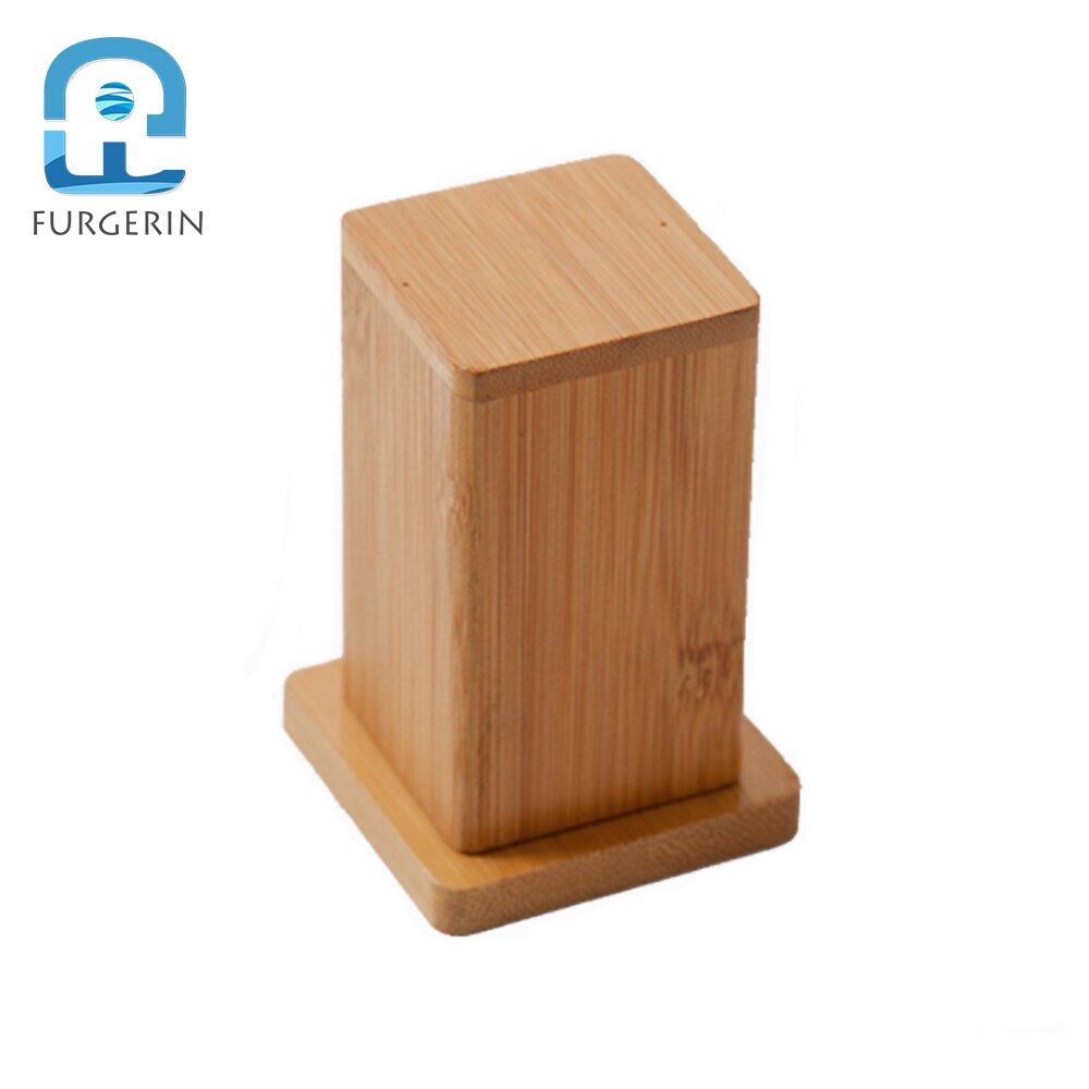 FURGERIN Portable Toothpick Holder Wood wooden toothpick box container Bamboo Tooth Pick Dispenser Toothpicks Case