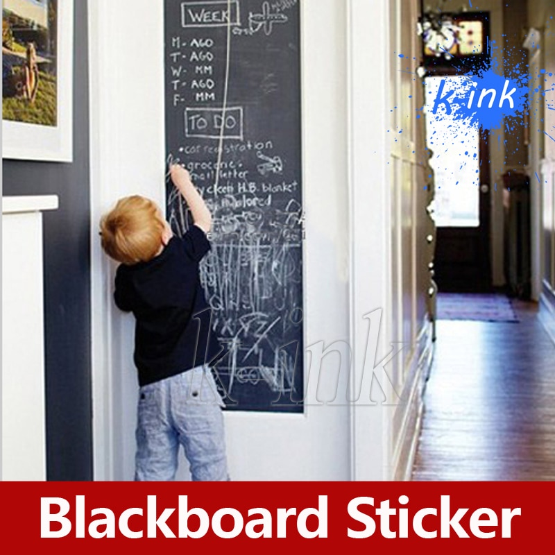 Verwijderbare blackboard vinyl sticker, Vinyl krijtbord muursticker voor kinderen verf/decoratie
