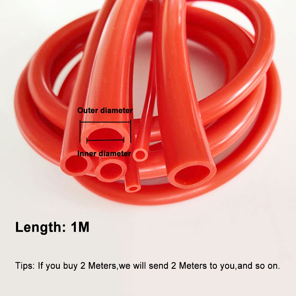 Silicone World 1M Red Silicone Vacuum Tube Hose Silicon Tubing Coolant Hose Universal ID 2MM to 32MM Multiple sizes Auto Parts: ID 25mm x OD 31mm