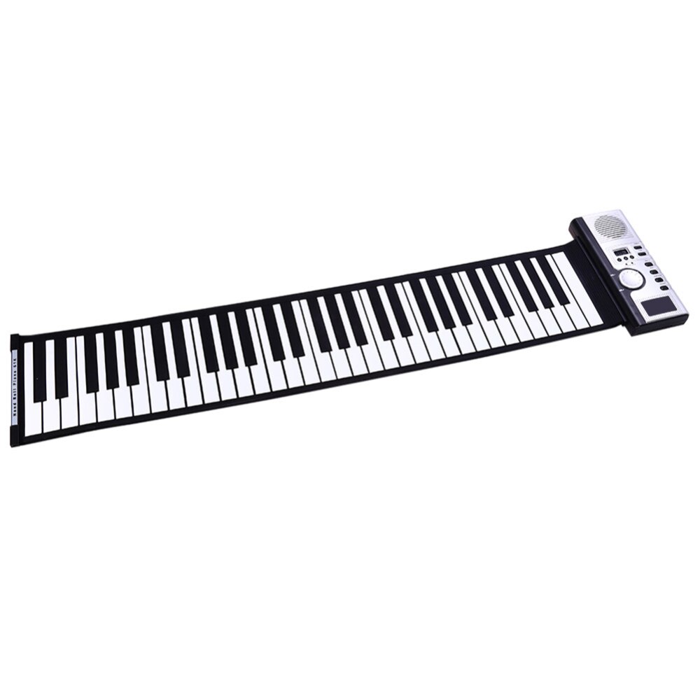Elektronisch Keyboard Speelgoed 61 Toetsen Voor Beginners Flexibele Roll Up Elektronische Soft Keyboard Piano Draagbare 61 Toetsen Piano