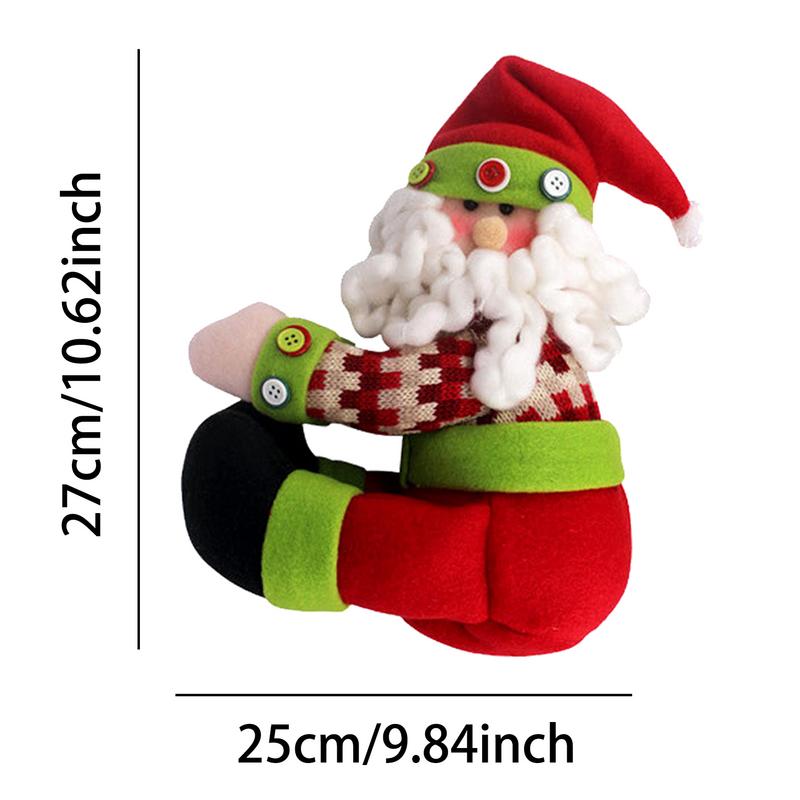 Weihnachtsbaumspitze Weihnachtsmann Baumspitze Weihnachten Schneemann Baumspitze Baumspitze Ornament Hugger für Partydekorationen