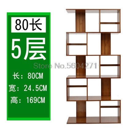 Student bookshelf modern minimalist shelf living room bamboo floor bookcase free combination small bookshelf