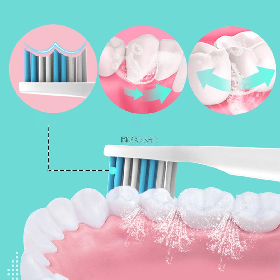 Adult and child electric toothbrush non-charging lazy toothbrush whitening and tooth care ultrasonic toothbrush head