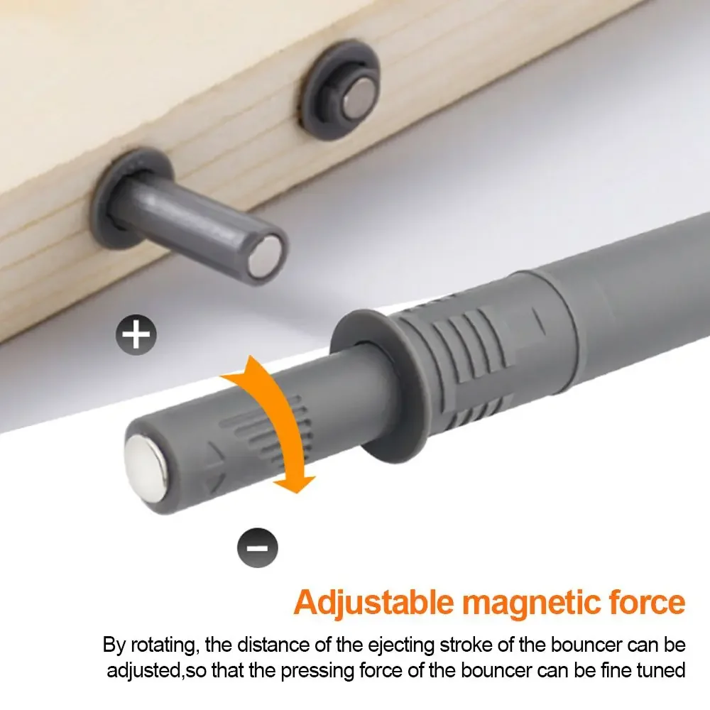 Magnetische Schrankverschlüsse, Schrankriegel zum Öffnen, Schrank, Schublade, Tür, berühren-Stopp, Dämpfer, Puffergriff, unsichtbarer, leiser Schließer