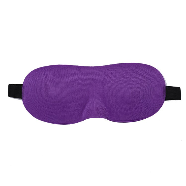 Máscara para dormir 3d, máscara natural para cobrir os olhos, máscara de olhos suave para homens e mulheres, máscara de venda portátil para viagem, 1 peça: PURPLE