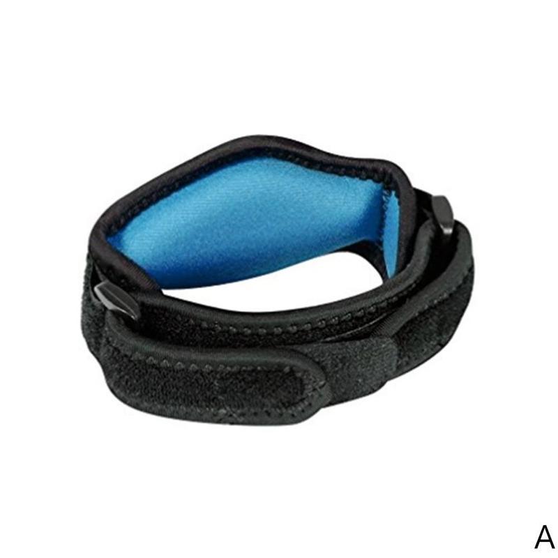 Muñequera deportiva para bádminton, tenis, baloncesto, codo EVA, junta protectora de presión ajustable, soporte transpirable V3P4 1 Uds.: Blue