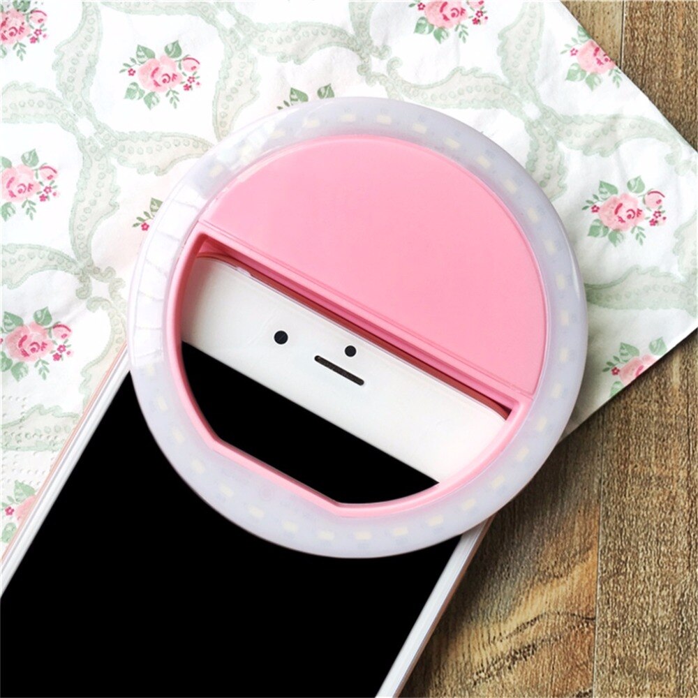 36 Led Selfie Ring Licht Voor Iphone Voor Xiaomi Voor Samsung Huawei Draagbare Flash Camera Telefoon Case Cover Fotografie Enhancing