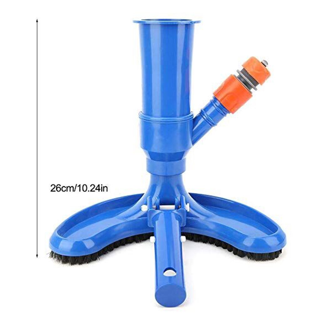 Pool Pond Fountain SPA Jet Vacuum Cleaner Swimming Pool 5 Pole Sections Suction Tip Connector Inlet Portable Detachable Cleaning: Type C Blue 03