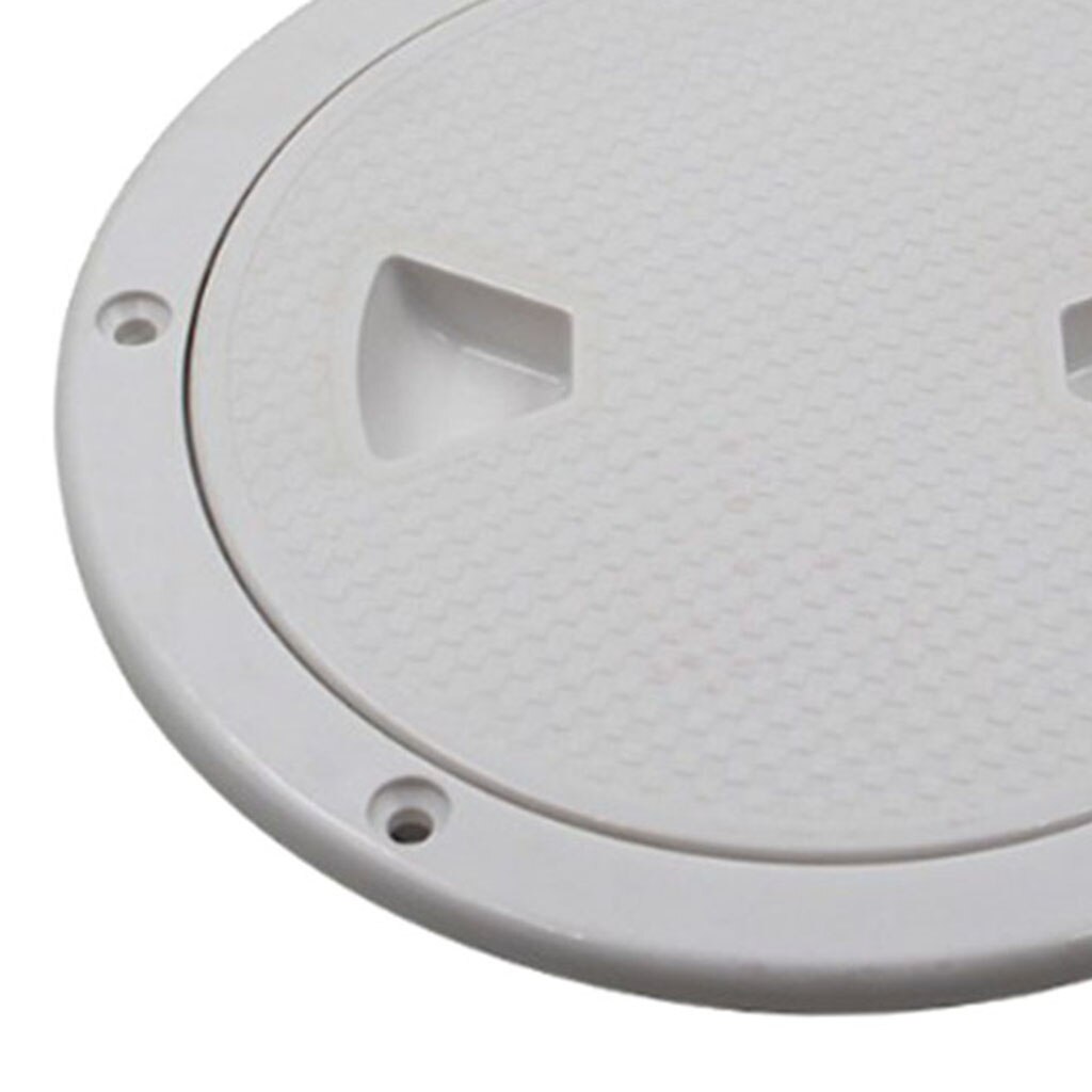 White Boat Detachable Round 4' Deck Inspection Hatch Plate For Yacht Marine