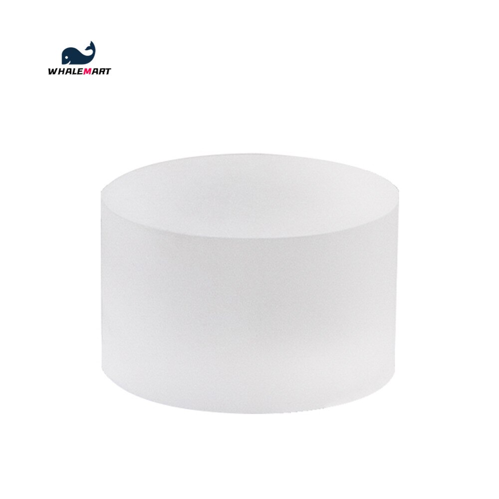 Simple and frosted acrylic cylindrical geometric block combination jewelry display shooting props desktop decoration: 5x5cm