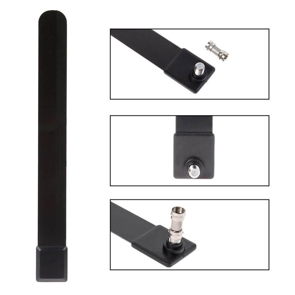 HD TV Box Digital TV Antenna Signal Enhancement Antenna Receiver Slim Indoor Antenna Antenna for TV Home Indoor