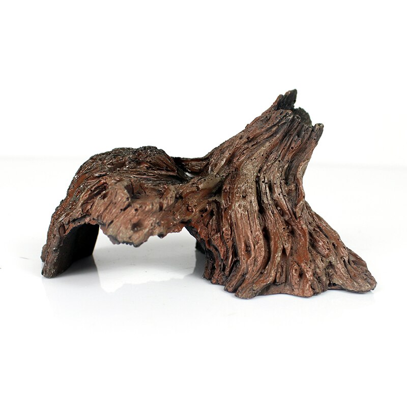 Ökologischen Harz Berg Fisch Spielen Baum Haus Aquarium Ornament Hohl See Protokoll Baum Tunnel Höhle Aquarium Dekoration