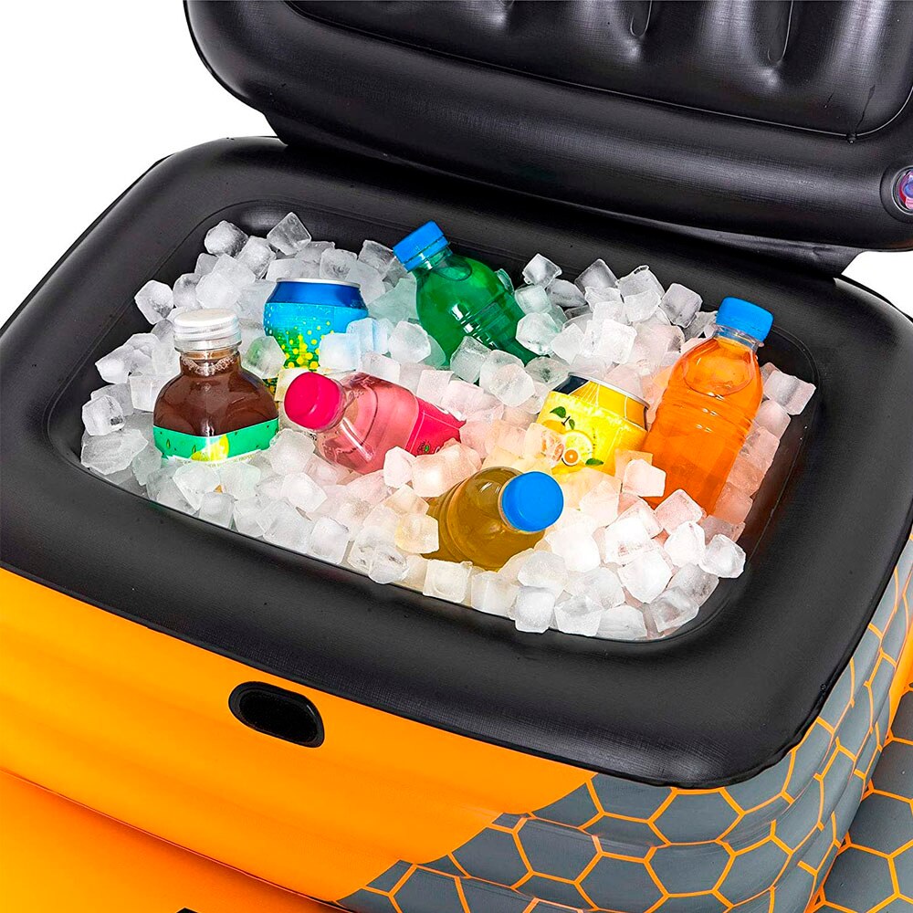 Tragbaren kühlschrank, aufblasbare, Vinyl, beständig, kapazität 49 liter, kalte getränke, Schwimmbad, wasser, deckel, kühlschrank, Strand kühlschrank, aufblasbare kühlschrank, tragbare kühlschrank