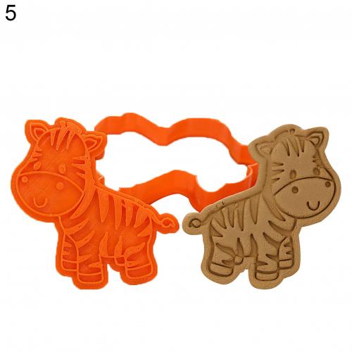 Forest Animals Cartoon Biscuit Mold Pressing Type Household Cookie Baking Tool: 5