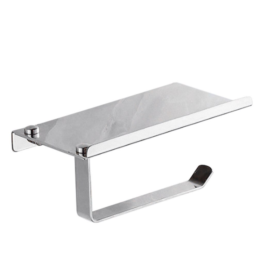 Moderne Toiletrolhouder Zonder Boren Zelfklevende Wc Rolhouder Bad Muur Rvs Geborsteld Toiletrolhouder Tool: C