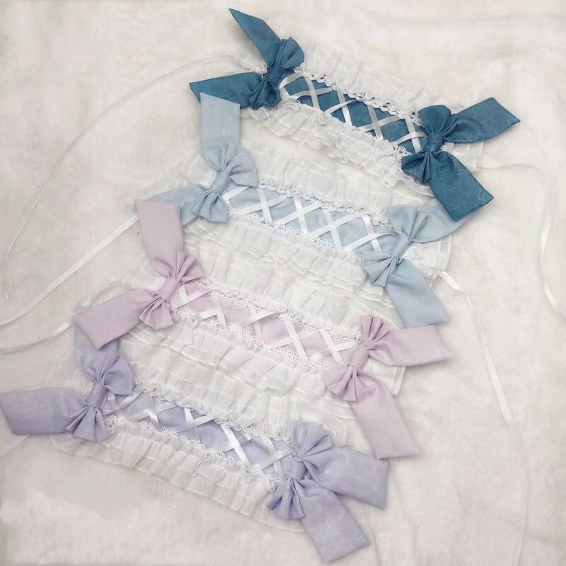 Vestido gótico lolita de diario para niña, vestido Kawaii de manga larga con conejo suave, japonés, para Otoño e Invierno: Purple Headwear