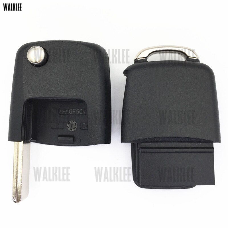 WALKLEE Upgrade Key for VW/VolksWagen Car Remote Sharan 5WK4 790/97/98 433.92 MHz without Immobilizer Chip