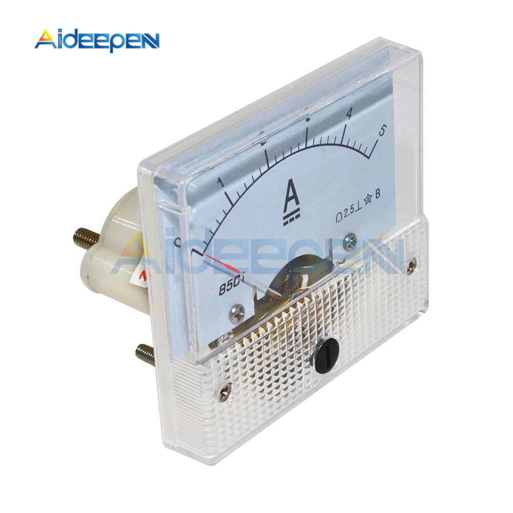 Dc Analoge Panel Voltmeter Ampèremeter Amp Volt Meter Gauge 85C1 30V 50V 5A 10A